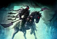 skulls fantasy art horses 1280x800 wallpaper Art HD Wallpaper